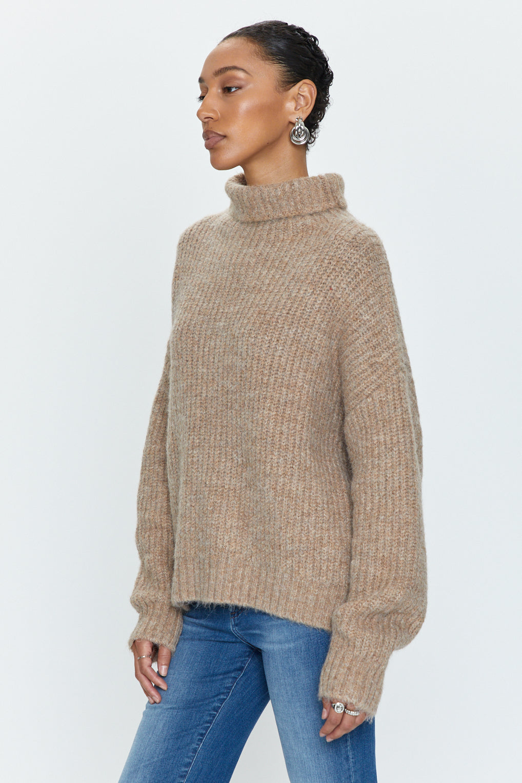 Ashley Turtleneck Sweater - Camel
            
              Sale